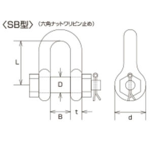 【バラ単位】JIS型シャックル