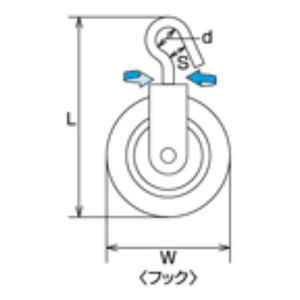 ナイロンプーリー（フック）