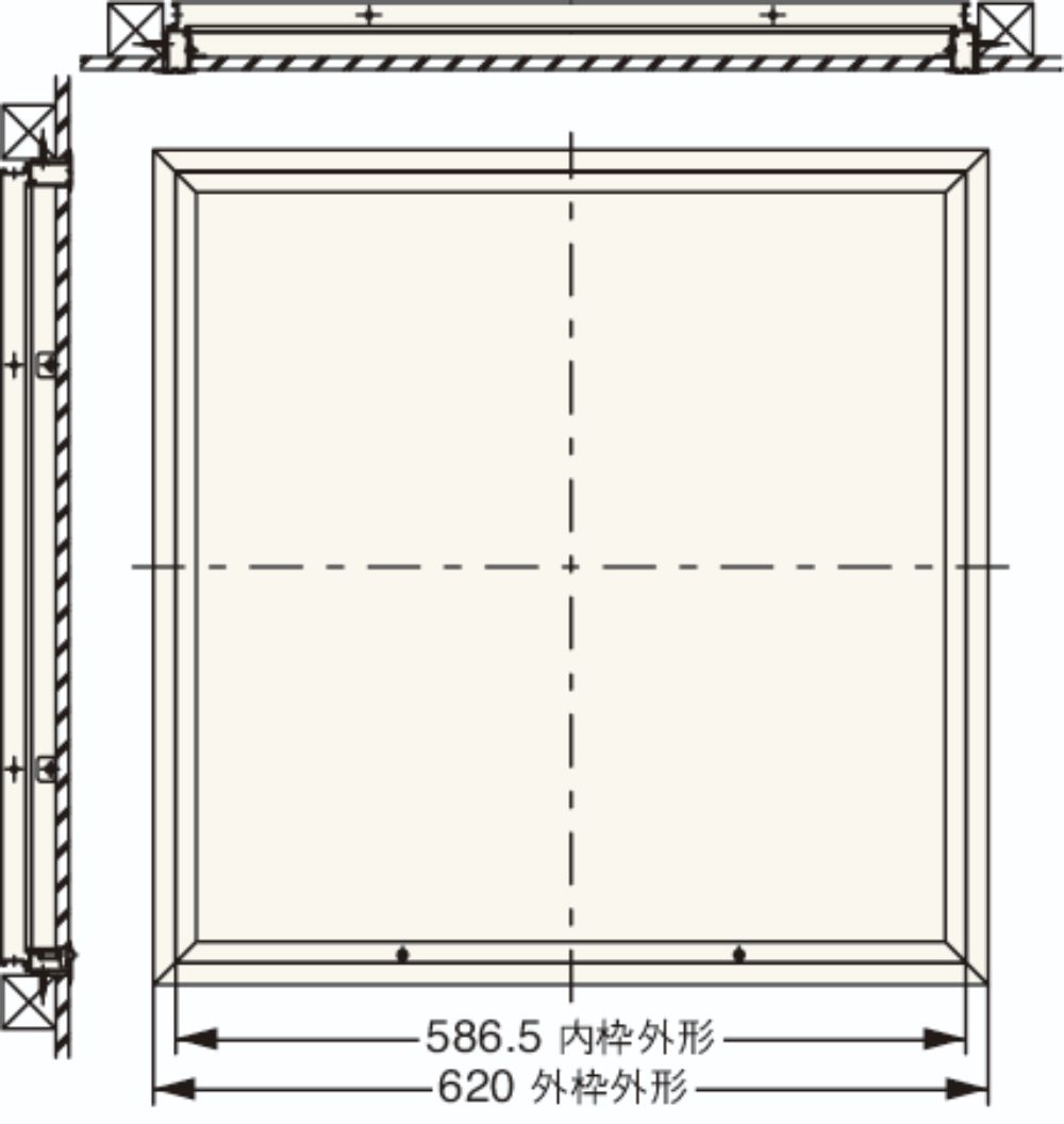 高気密・高断熱型天井点検口 気密型天井点検口 在来工法・2×4工法兼用