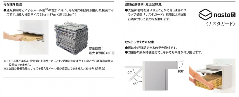 Qual ポスト 前入後出 口金・防滴タイプ KS-MAB2-05LK-LD ライトグレー