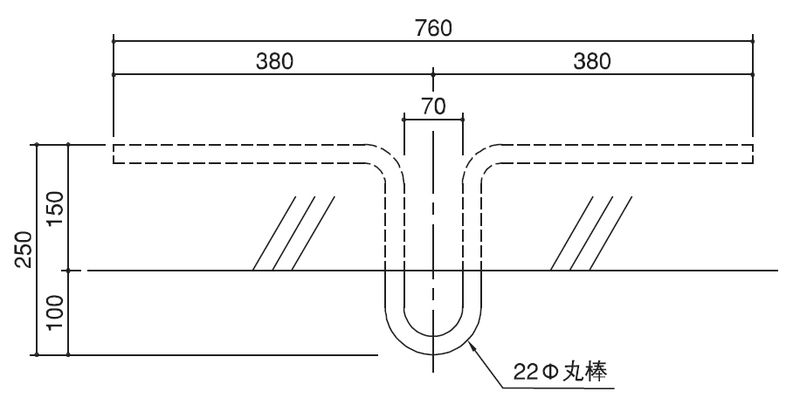 吊金具 吊りフック 2t用 C072B ステン304バフ#400研磨 【バラ単位