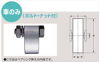 重量戸車（平型）の有名メーカー勢揃い激安通販専門店｜建築金物の加藤金物